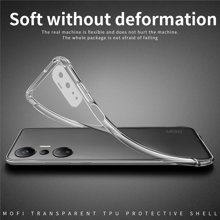 MOFI for Infinix Hot 20S 4G x6827 Drop-Proof Protection Phone Case High Transparency Soft TPU Back Cover
