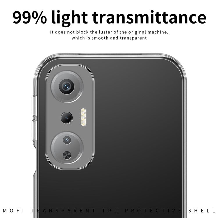 MOFI for Infinix Hot 20S 4G x6827 Drop-Proof Protection Phone Case High Transparency Soft TPU Back Cover