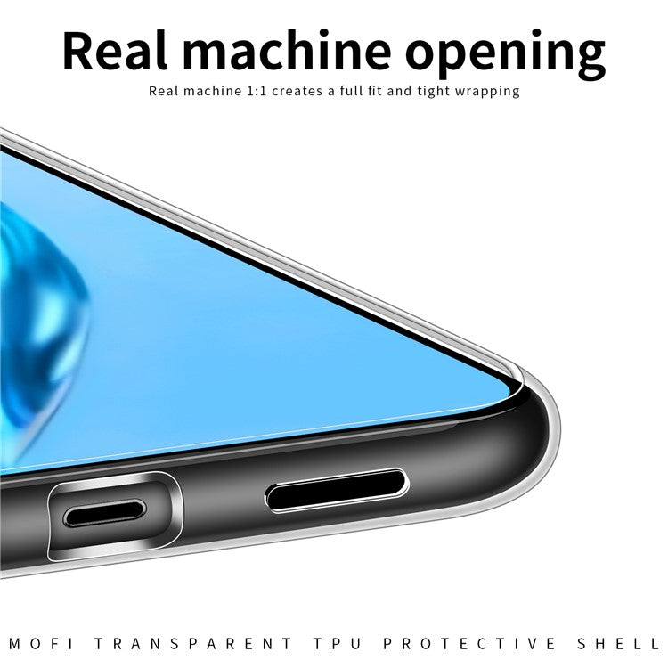 MOFI for Infinix Hot 20S 4G x6827 Drop-Proof Protection Phone Case High Transparency Soft TPU Back Cover