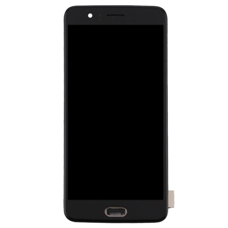 For OnePlus 5 Grade C OLED Screen and Digitizer Assembly + Frame (without Logo) - Black
