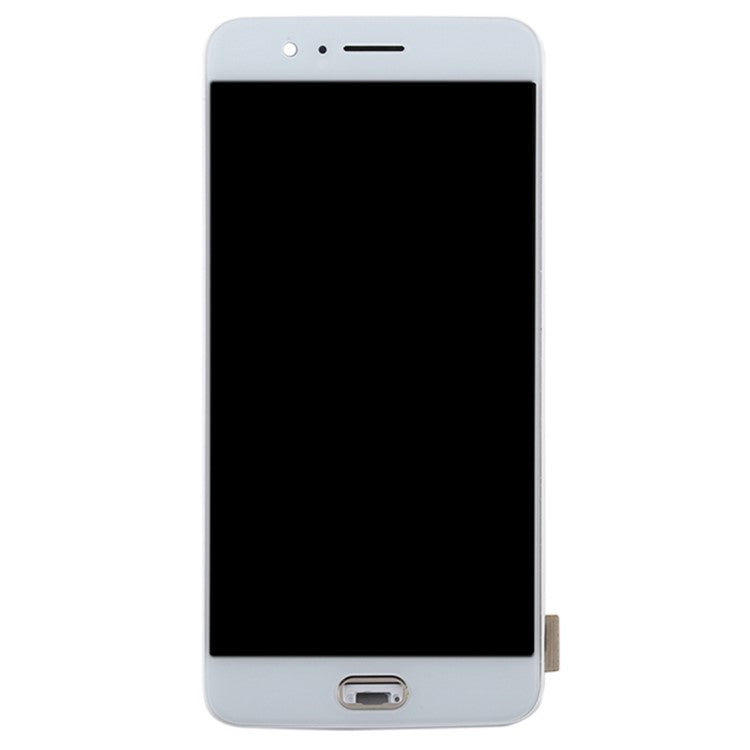 For OnePlus 5 Grade C OLED Screen and Digitizer Assembly + Frame (without Logo) - White