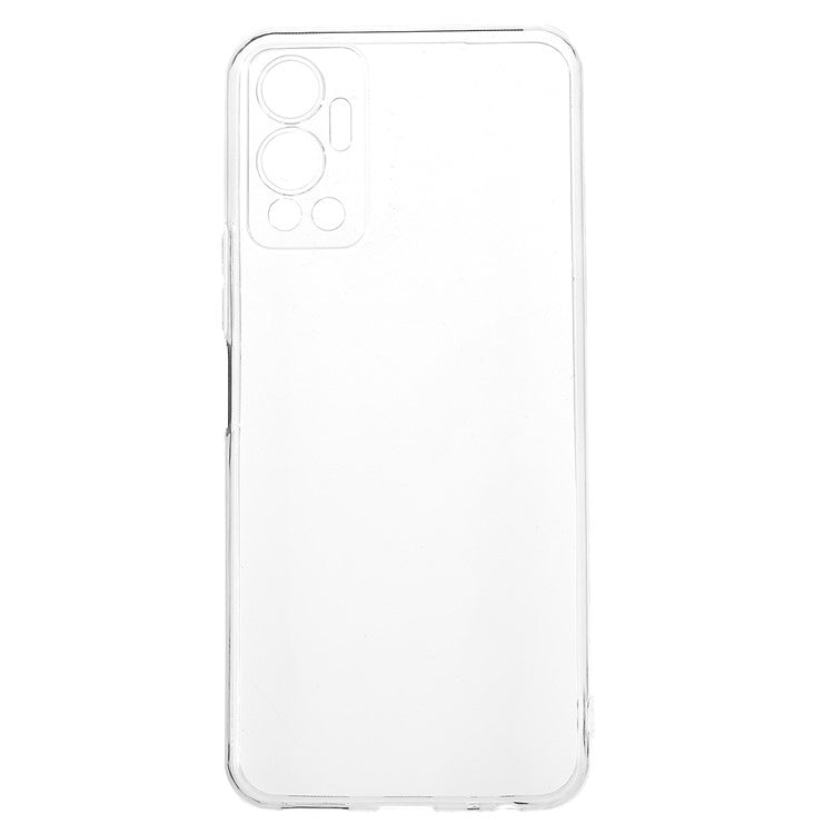 For Infinix Hot 12 4G Ultra-Thin Flexible TPU Protective Back Cover Clear Drop-Proof Anti-Scratch Phone Case