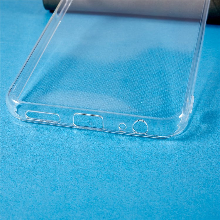 For Infinix Hot 12 4G Ultra-Thin Flexible TPU Protective Back Cover Clear Drop-Proof Anti-Scratch Phone Case