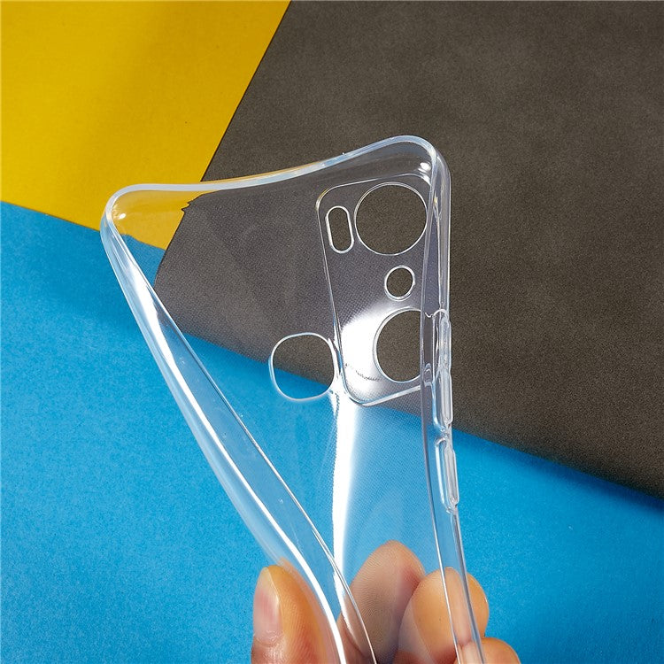 For Infinix Hot 20i 4G Anti-Drop Ultra Slim Phone Case Transparent Anti-Yellowing Shockproof TPU Back Cover
