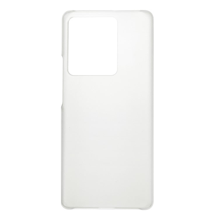 For vivo iQOO 10 Pro 5G Hard Plastic Rubberized Glossy Phone Case Back Protector Cell Phone Cover - Transparent