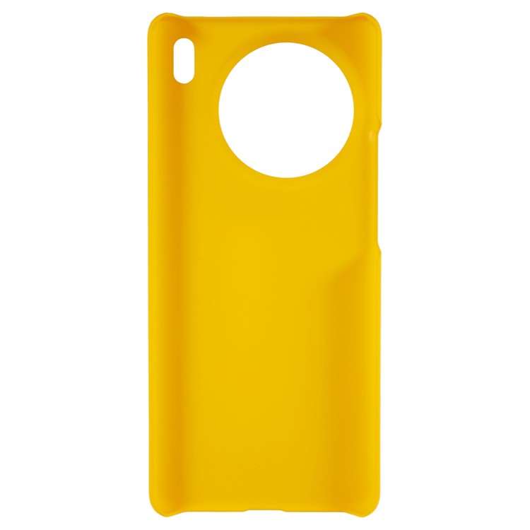 For vivo X90 Pro 5G Glossy Surface Hard PC Phone Case Rubberized Finish Drop Protection Cover - Yellow