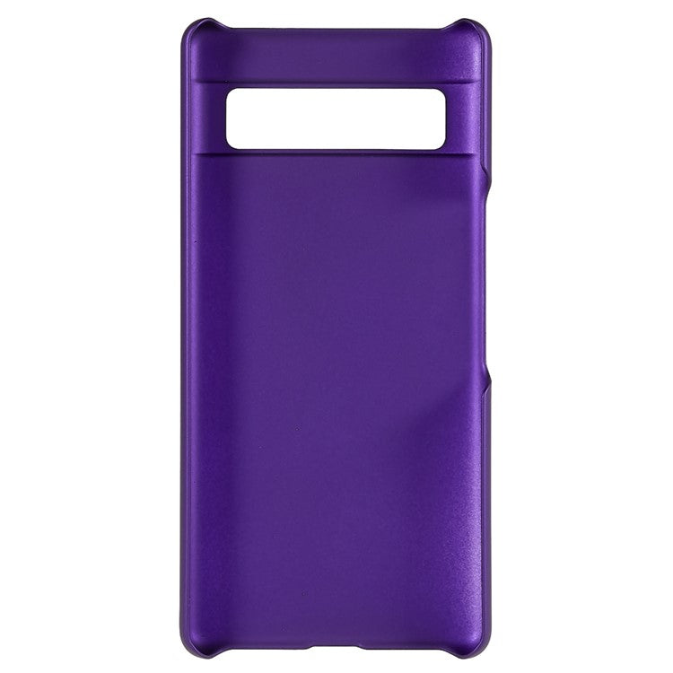 Slim Hard Plastic Phone Cover for Google Pixel 7a, Rubberized Glossy Anti-Scratch Phone Case - Purple