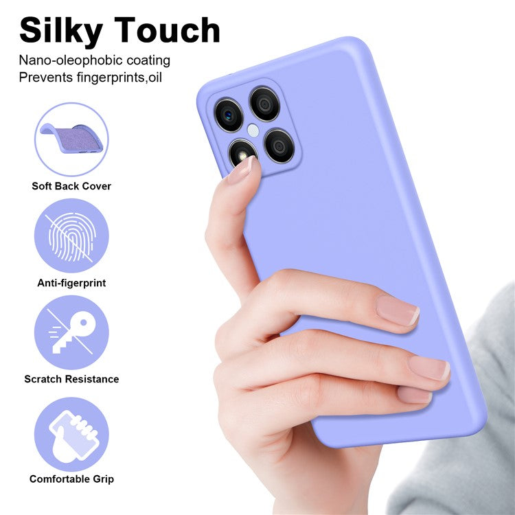 For Honor X8 4G / X30i 2.2mm Thickness Shockproof Cover Fiber Lining Rubberized Soft TPU Anti-scratch Phone Case - Blue
