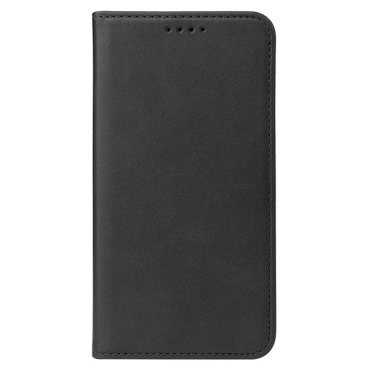 For Infinix Hot 11s NFC 4G Protective Case Business Style Strong Magnet Phone Wallet PU Leather Cover Shell - Black