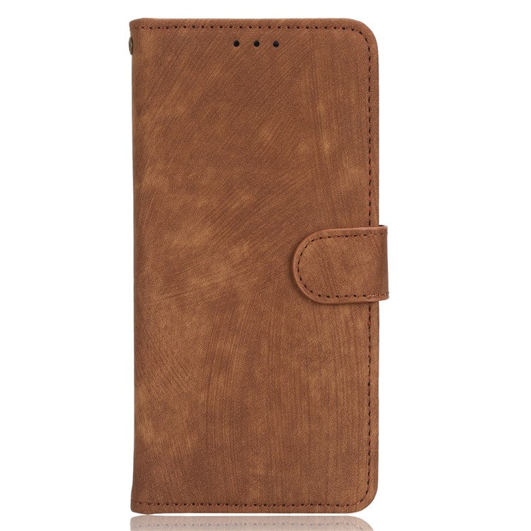 For Motorola Edge 30 Fusion 5G / Moto S30 Pro 5G Protective Phone Case RFID Blocking Magnetic Flip Leather Wallet Cover with Stand - Brown