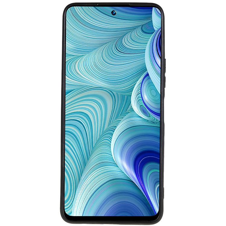 For Infinix Hot 11s NFC 4G Soft TPU Phone Case Matte Anti-Fingerprint Protective Cover - Black