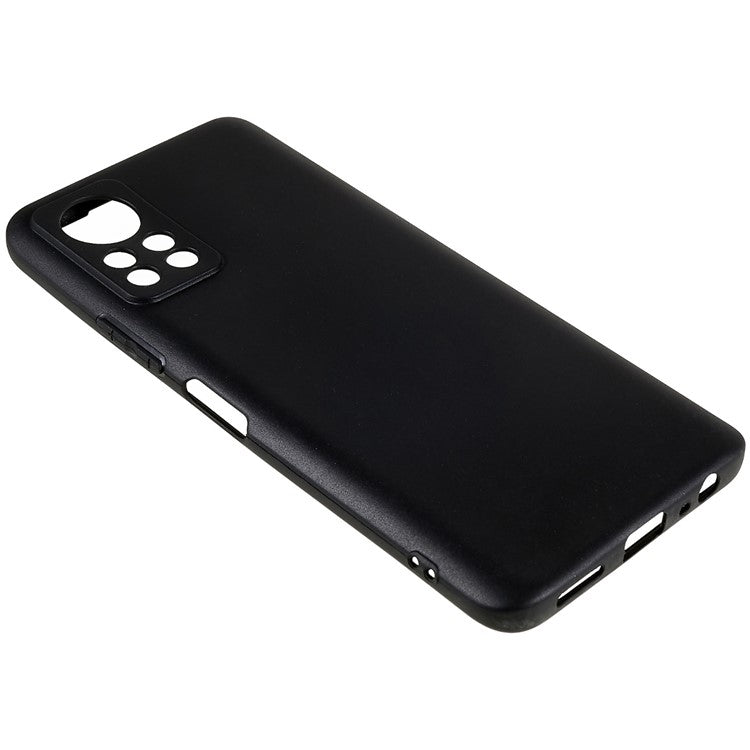 For Infinix Hot 11s NFC 4G Soft TPU Phone Case Matte Anti-Fingerprint Protective Cover - Black