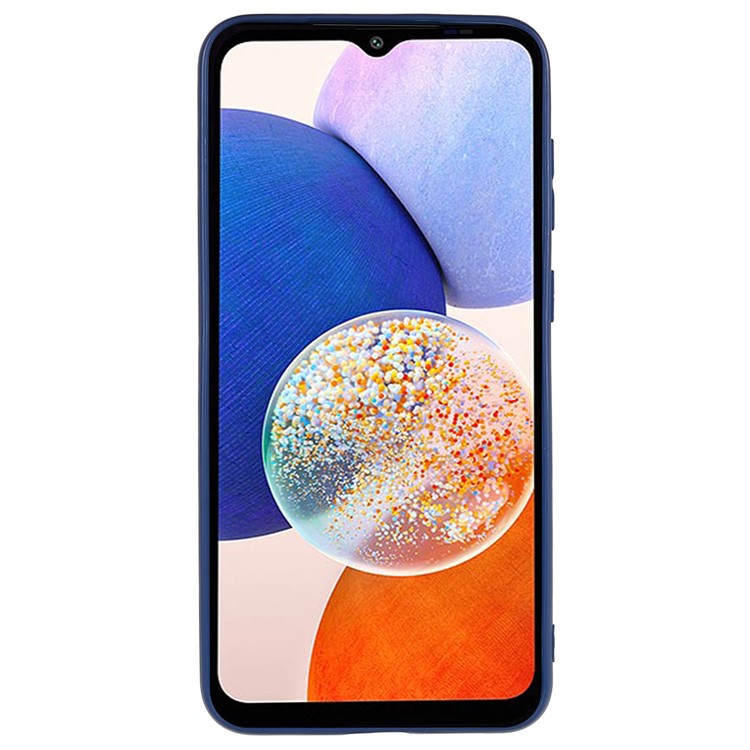 For Samsung Galaxy A13 5G Matte Back Shell, Anti-Fingerprint Soft TPU Phone Case Drop Proof Protective Cover - Blue