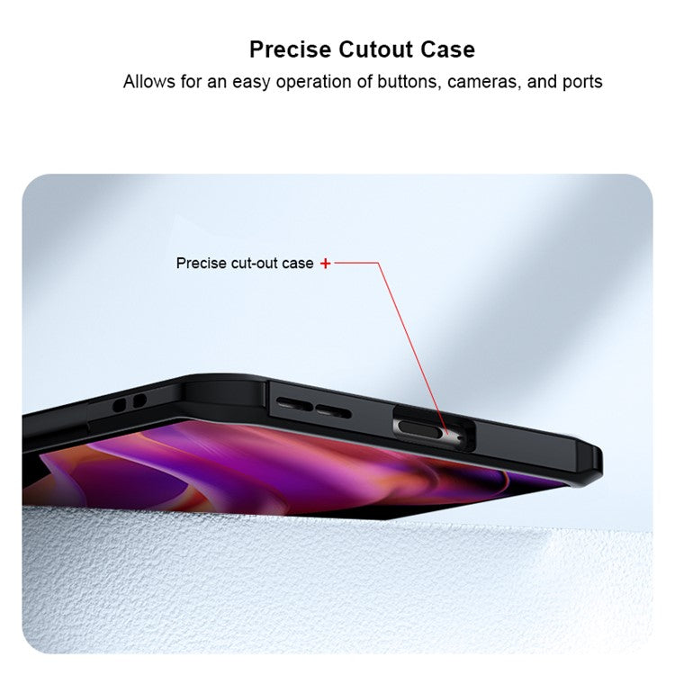XUNDD For Oppo Reno9 5G Anti-Scratch Acrylic+TPU Transparent Phone Case Anti-shock Protective Phone Back Cover
