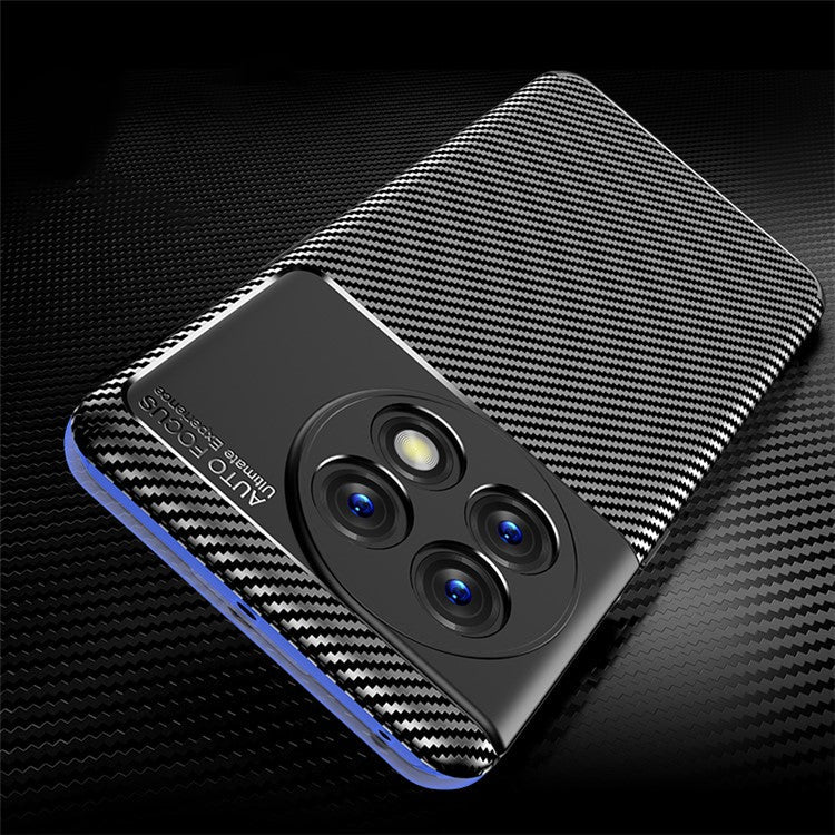 For OnePlus 11 5G Carbon Fiber Texture Phone Case Anti-drop Protection Flexible TPU Cover