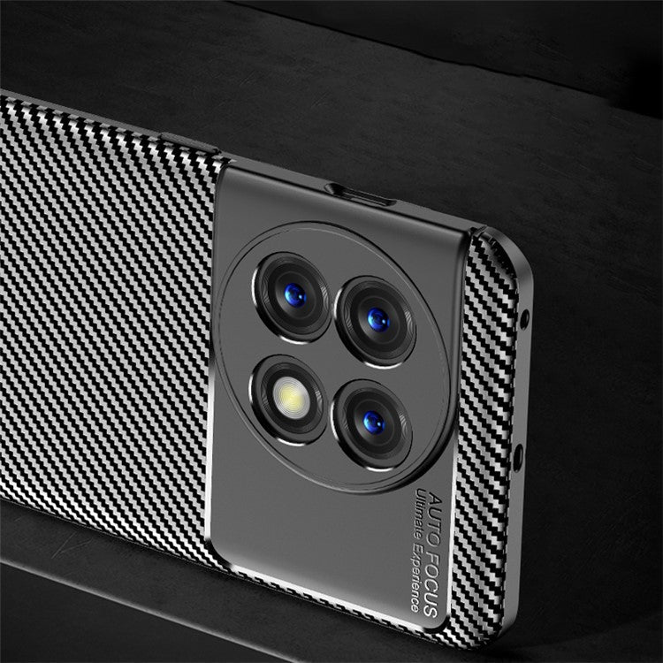 For OnePlus 11 5G Carbon Fiber Texture Phone Case Anti-drop Protection Flexible TPU Cover