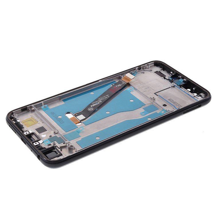 For Huawei Honor 9 Lite Grade C LCD Screen and Digitizer Assembly + Frame Replacement Part (without Logo) - Black