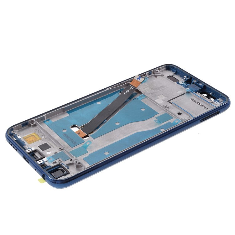For Huawei Honor 9 Lite Grade C LCD Screen and Digitizer Assembly + Frame Replacement Part (without Logo) - Blue