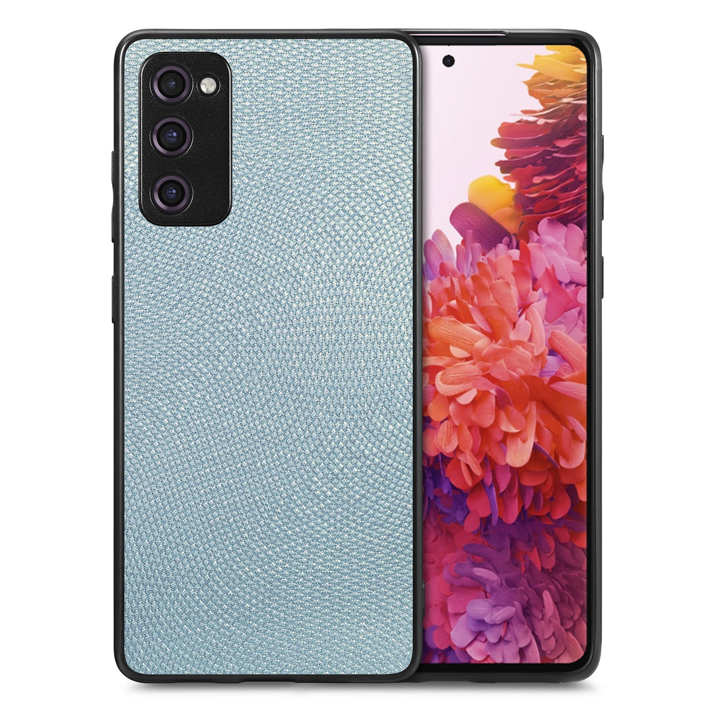 For Samsung Galaxy S20 FE 4G / 5G / S20 FE 2022 / S20 Lite Shockproof Phone Case Slim Cell Phone Cover - Baby Blue