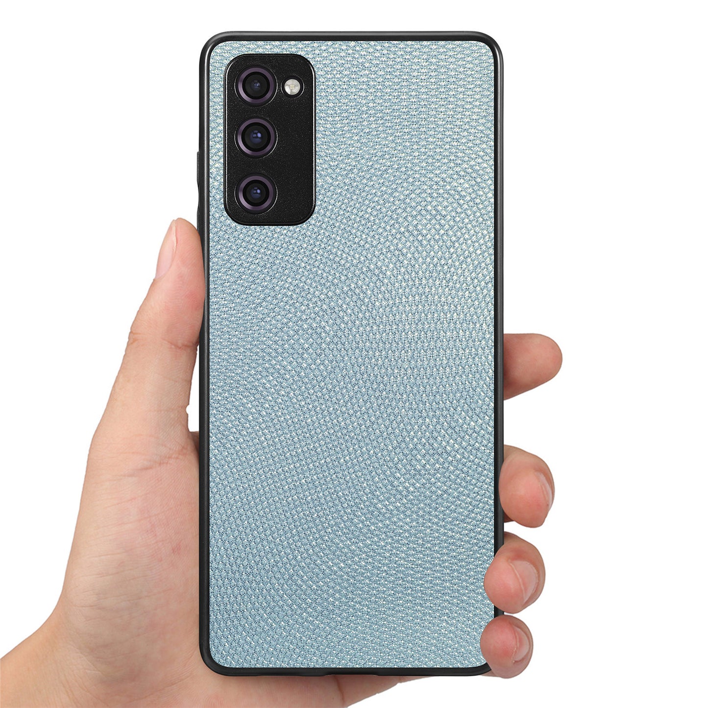 For Samsung Galaxy S20 FE 4G / 5G / S20 FE 2022 / S20 Lite Shockproof Phone Case Slim Cell Phone Cover - Baby Blue