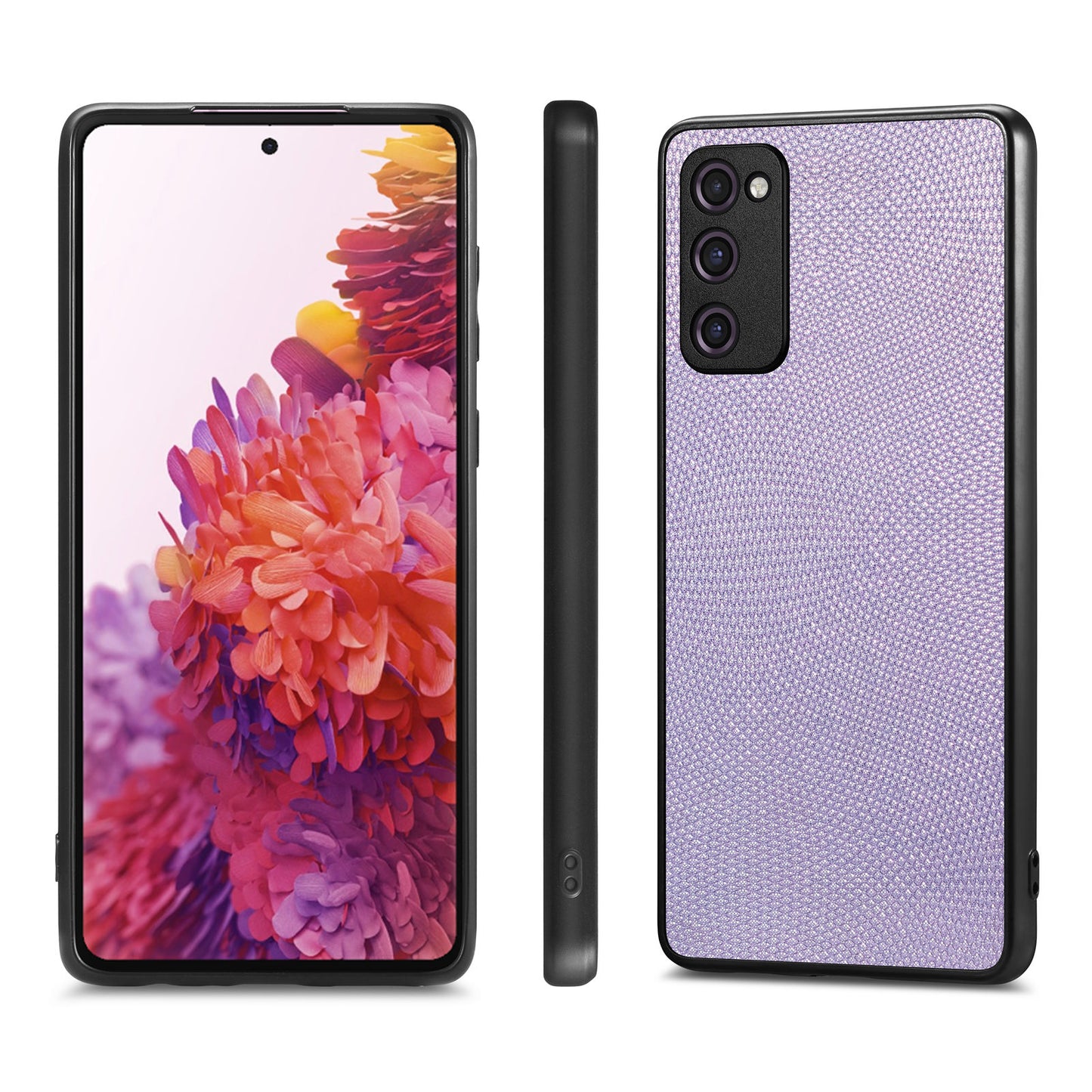 For Samsung Galaxy S20 FE 4G / 5G / S20 FE 2022 / S20 Lite Shockproof Phone Case Slim Cell Phone Cover - Light Purple