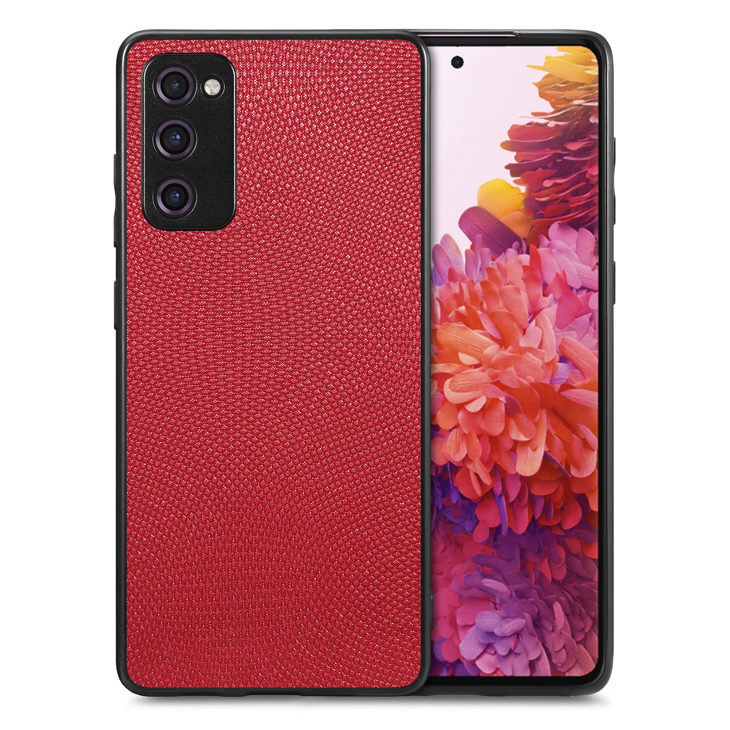 For Samsung Galaxy S20 FE 4G / 5G / S20 FE 2022 / S20 Lite Shockproof Phone Case Slim Cell Phone Cover - Red