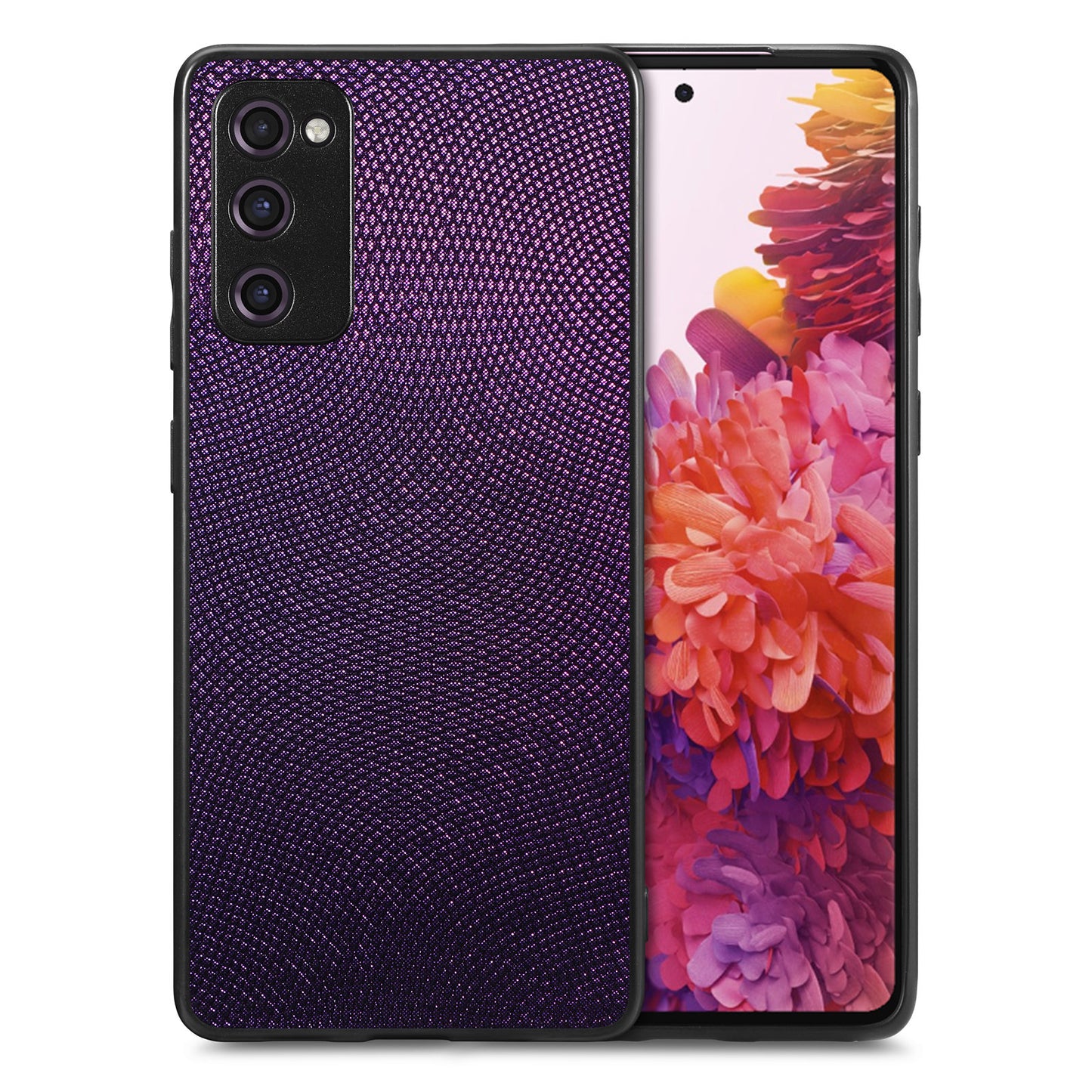 For Samsung Galaxy S20 FE 4G / 5G / S20 FE 2022 / S20 Lite Shockproof Phone Case Slim Cell Phone Cover - Purple