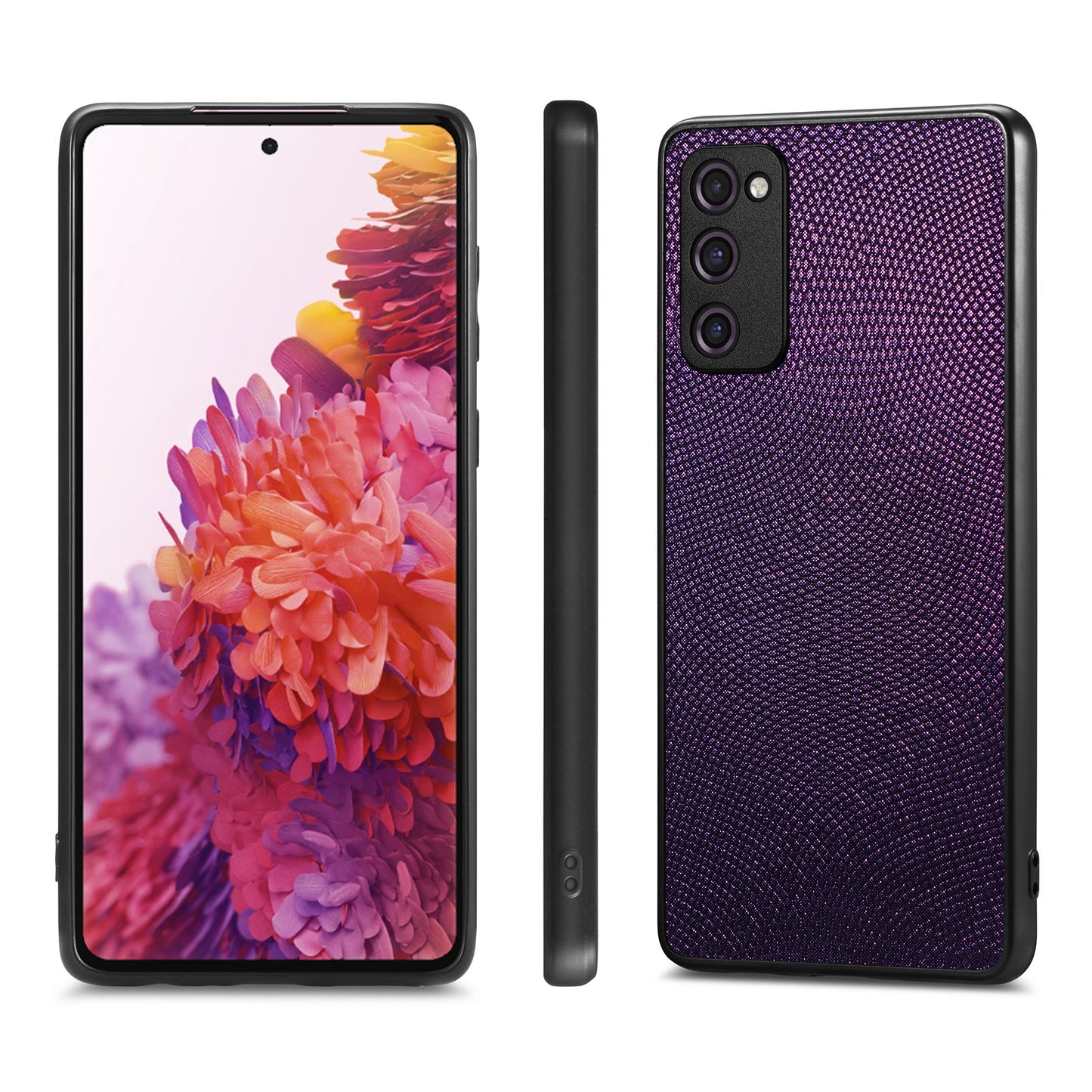 For Samsung Galaxy S20 FE 4G / 5G / S20 FE 2022 / S20 Lite Shockproof Phone Case Slim Cell Phone Cover - Purple