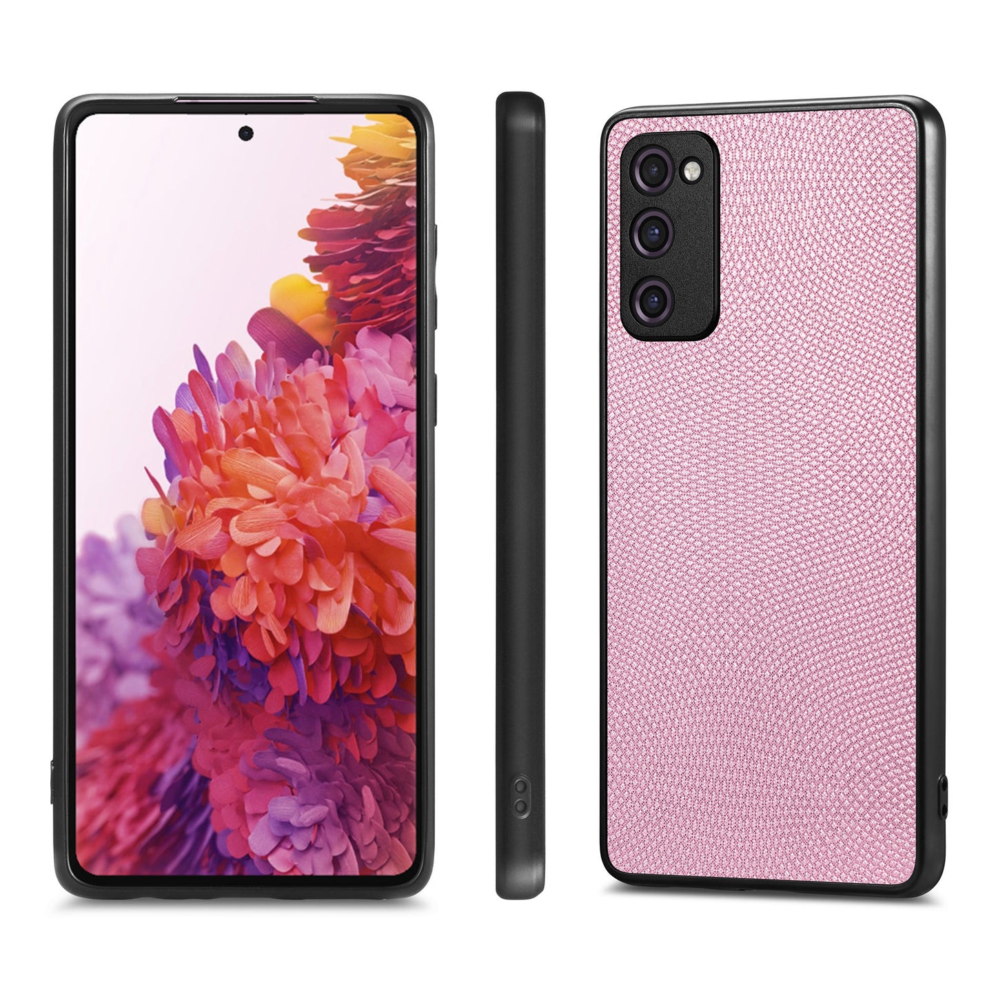 For Samsung Galaxy S20 FE 4G / 5G / S20 FE 2022 / S20 Lite Shockproof Phone Case Slim Cell Phone Cover - Pink