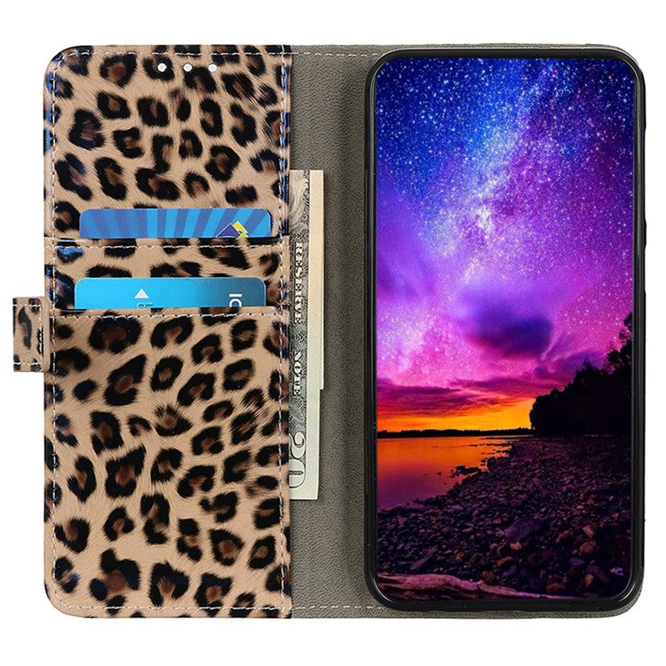 For OnePlus 11 5G Leopard Pattern PU Leather Wallet Stand Case Folio Flip Phone Cover
