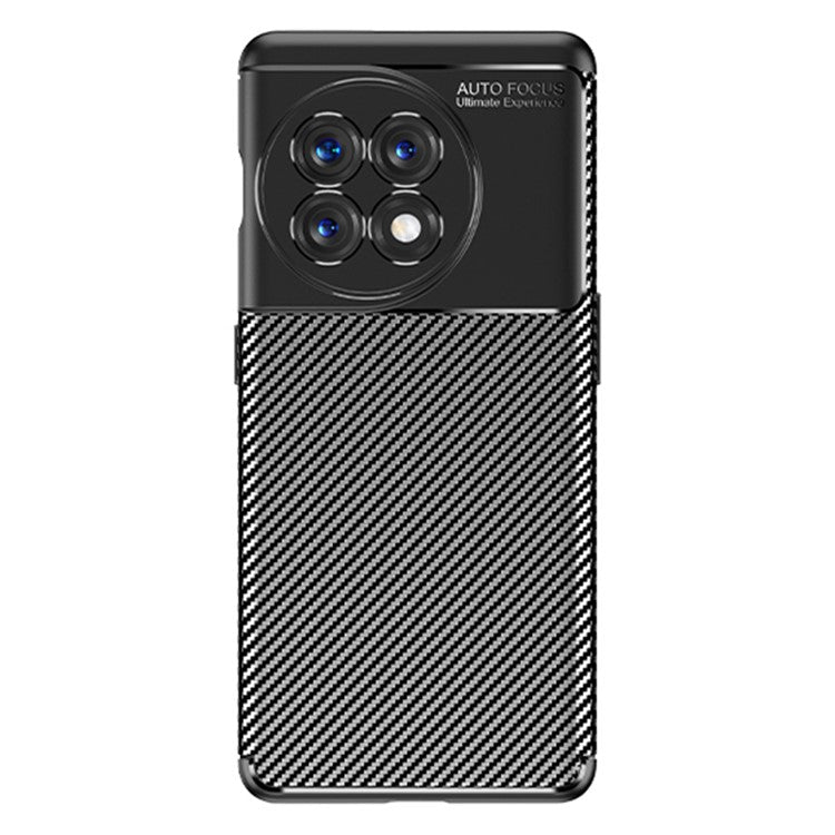 For OnePlus Ace 2 5G / 11R 5G Shockproof Phone Case Anti-Scratch Carbon Fiber Texture Soft TPU Phone Cover