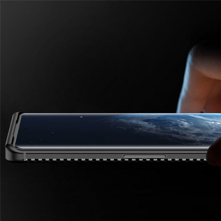 For OnePlus Ace 2 5G / 11R 5G Shockproof Phone Case Anti-Scratch Carbon Fiber Texture Soft TPU Phone Cover