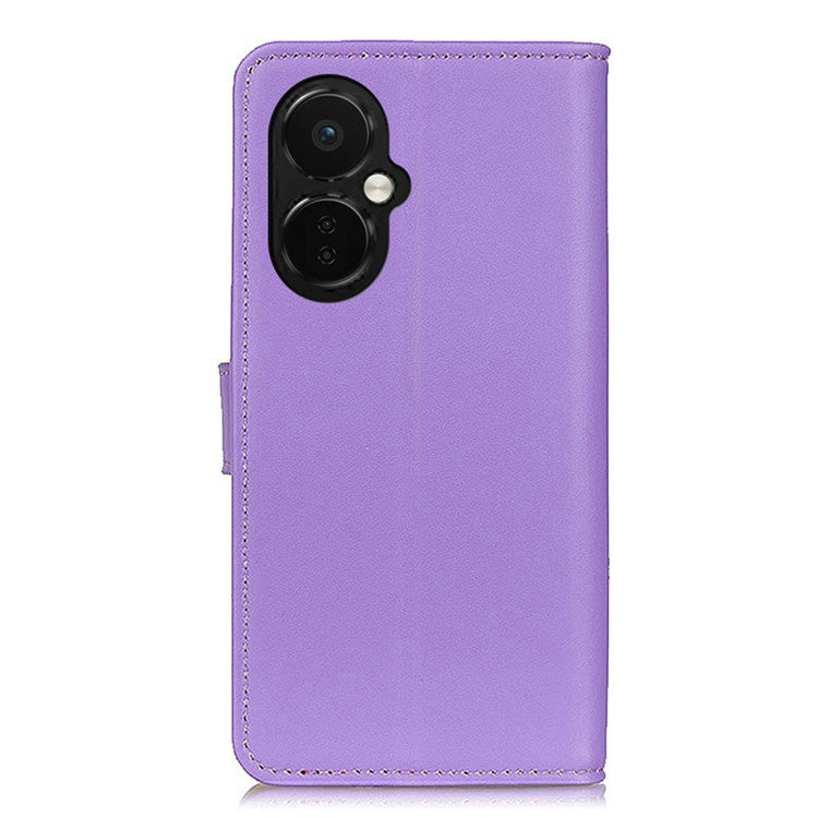 For OnePlus Nord CE 3 Lite 5G / Nord N30 5G PU Leather Phone Case Soft Touch Flip Folio Stand Wallet Phone Cover - Purple
