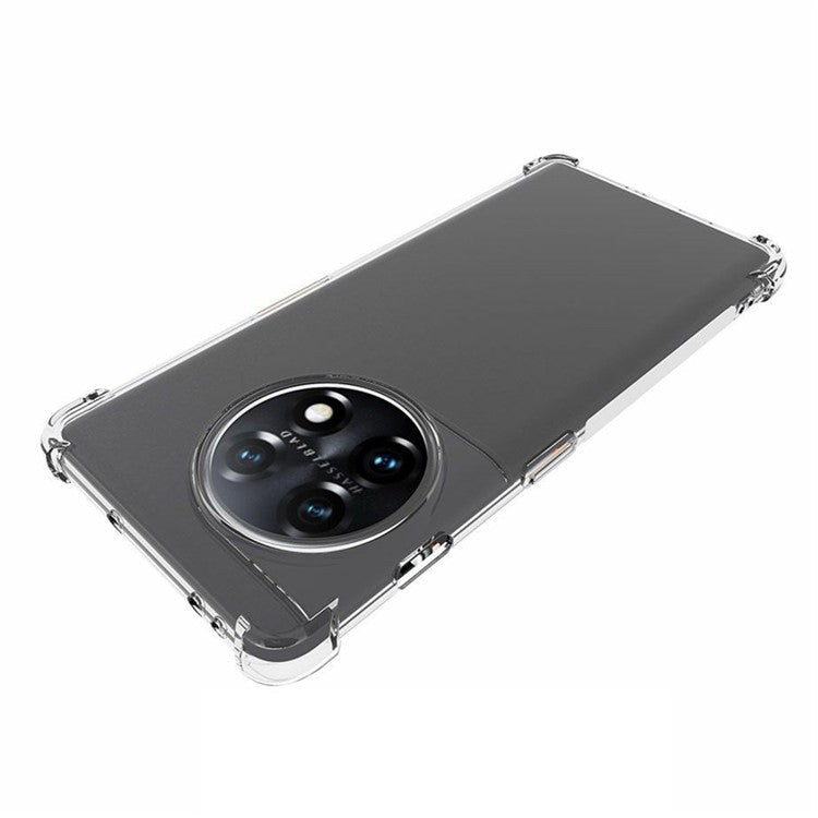 For OnePlus 11R 5G / Ace 2 5G Anti-drop Clear Phone Case Flexible TPU Anti-skid Protective Back Cover