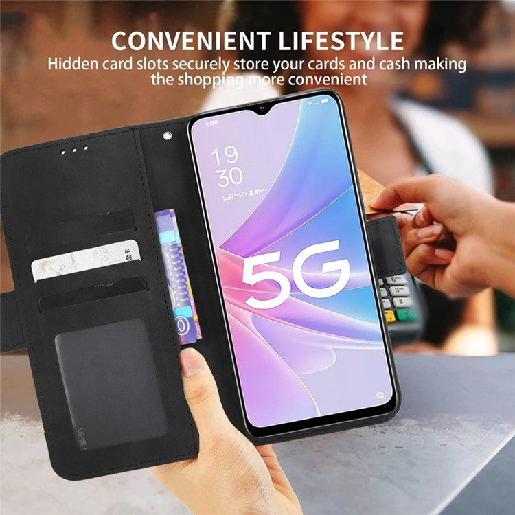 For Google Pixel 7a Wallet Protective Phone Case Multiple Card Slots PU Leather Phone Stand Cover - Blue