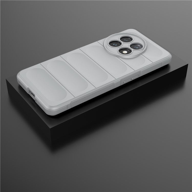 For OnePlus 11 5G Anti-scratch TPU Phone Case Rugged Back Protective Cell Phone Cover - Light Grey