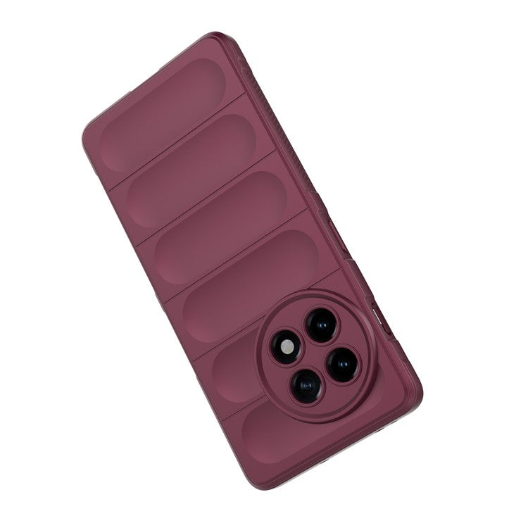 Anti-drop TPU Phone Case For OnePlus Ace 2 5G / 11R 5G Rugged Phone Back Cover - Wine Red