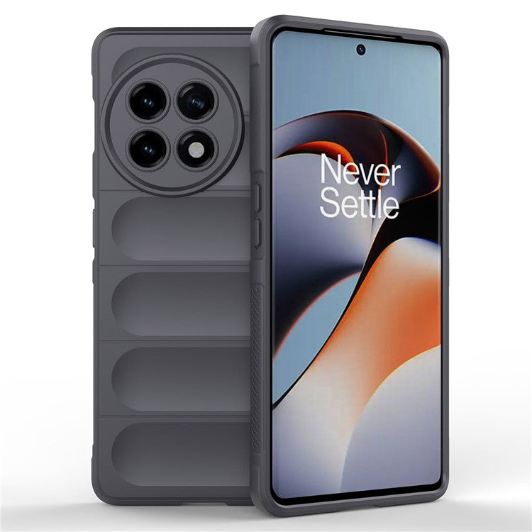 Anti-drop TPU Phone Case For OnePlus Ace 2 5G / 11R 5G Rugged Phone Back Cover - Dark Grey