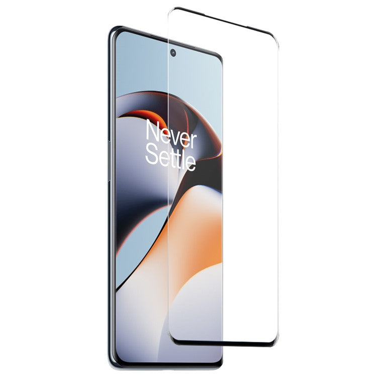 NORTHJO For OnePlus 11R 5G / Ace 2 5G / 11R 5G TPU Case Phone Cover + Crystal Clear Tempered Glass Screen Protector - Transparent