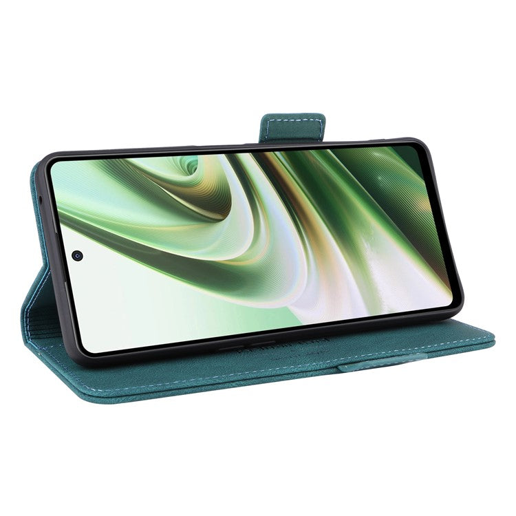 Anti-drop Phone Cover For OnePlus Nord CE 3 Lite 5G / Nord N30 5G , Hardware Decor Flip Leather Wallet Phone Case with Stand - Blue