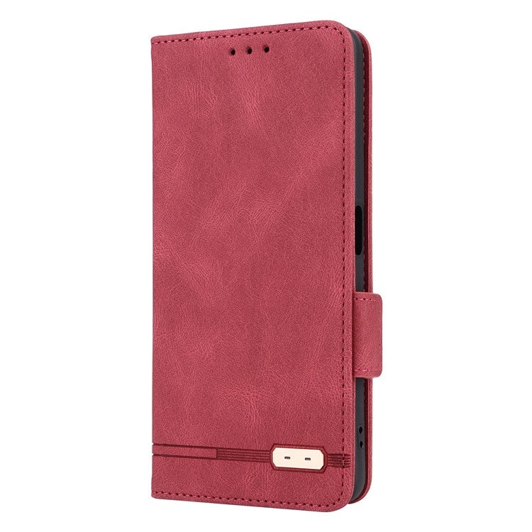 Anti-drop Phone Cover For OnePlus Nord CE 3 Lite 5G / Nord N30 5G , Hardware Decor Flip Leather Wallet Phone Case with Stand - Rose