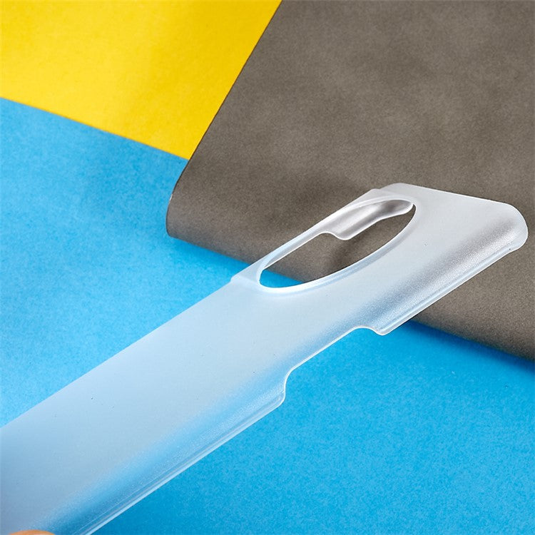 For OnePlus 11 5G Rubberized Texture Phone Case Hard PC Anti-fingerprints Phone Cover - Transparent