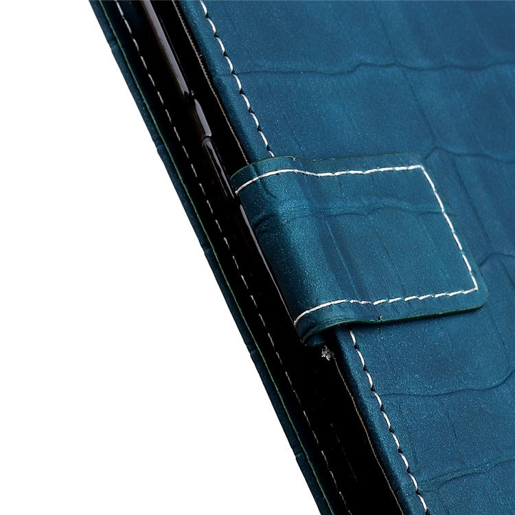 For OnePlus Ace 2 5G / 11R 5G Crocodile Texture Leather Shockproof Phone Case with Wallet Stand - Blackish Green