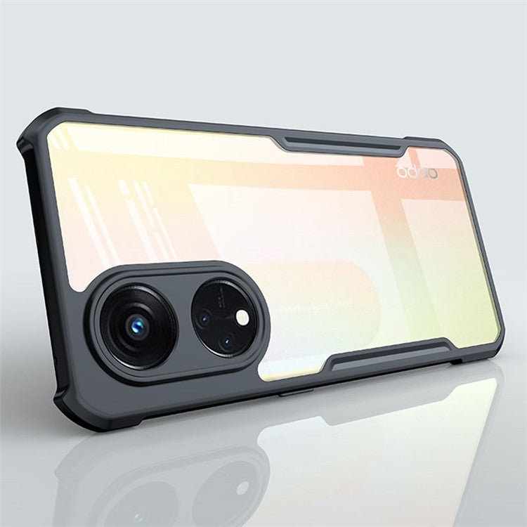 XUNDD For Oppo Reno8 T 5G / A1 Pro 5G Anti-scratch Clear Phone Case Acrylic+TPU Phone Cover