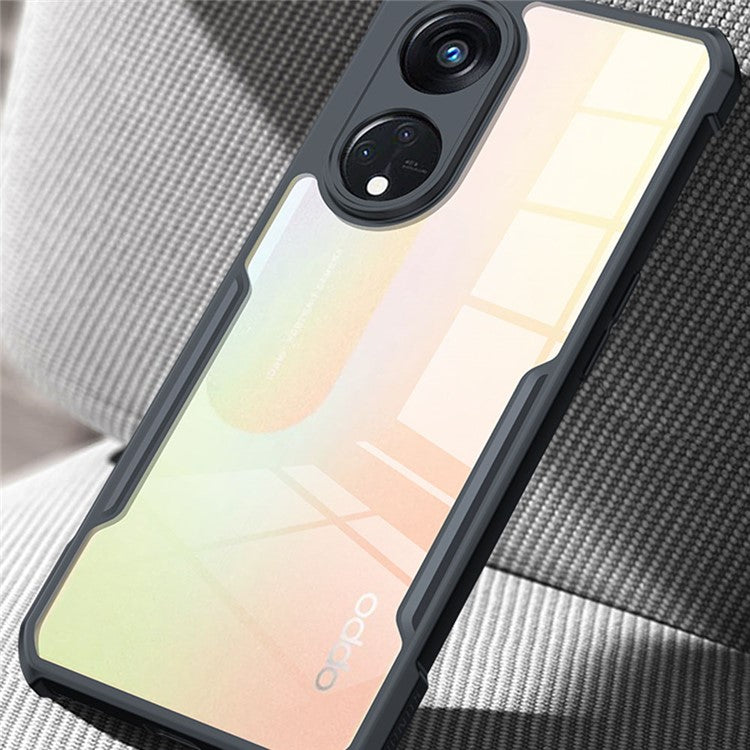 XUNDD For Oppo Reno8 T 5G / A1 Pro 5G Anti-scratch Clear Phone Case Acrylic+TPU Phone Cover