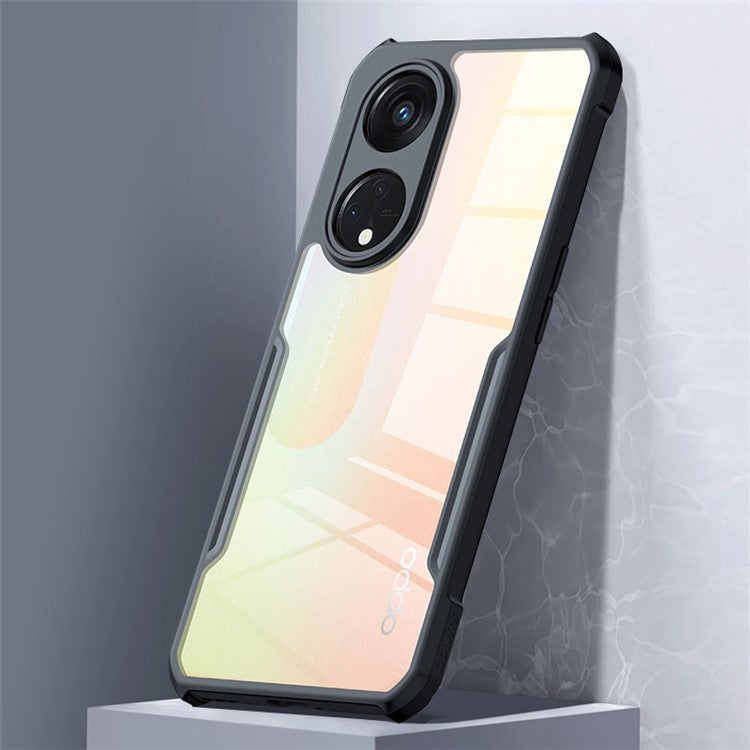XUNDD For Oppo Reno8 T 5G / A1 Pro 5G Anti-scratch Clear Phone Case Acrylic+TPU Phone Cover