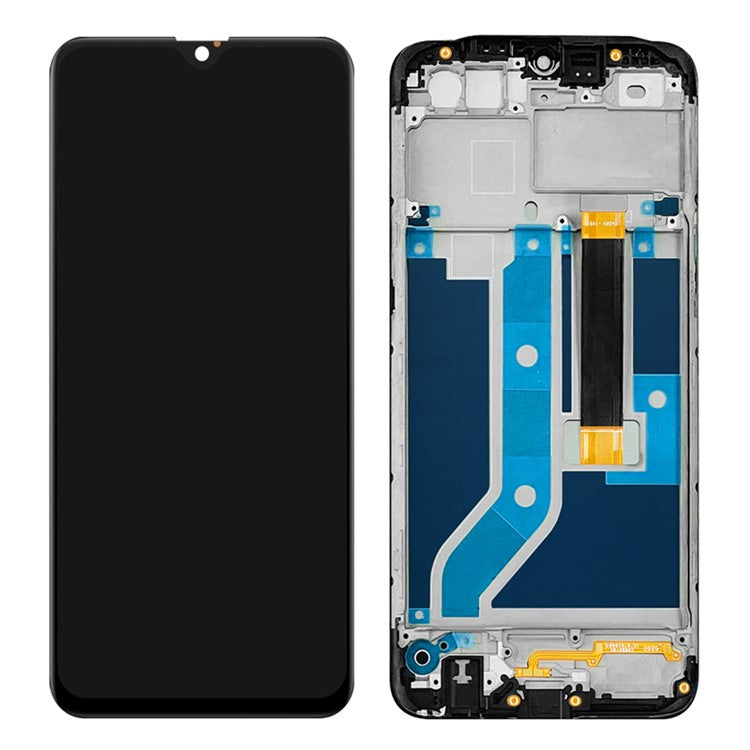 For Oppo A12 / A12s Grade B LCD Screen and Digitizer Assembly + Frame Part (without Logo)