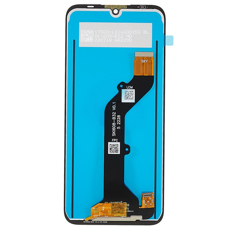 For Tecno Pop 6 4G BE7 Grade C LCD Screen and Digitizer Assembly Repair Part (without Logo)