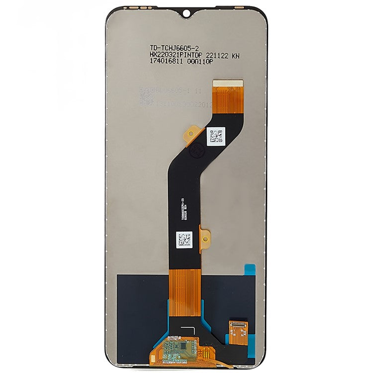 For Tecno Pop 6 Pro 4G BE8 Grade C LCD Screen and Digitizer Assembly Repair Part (without Logo)