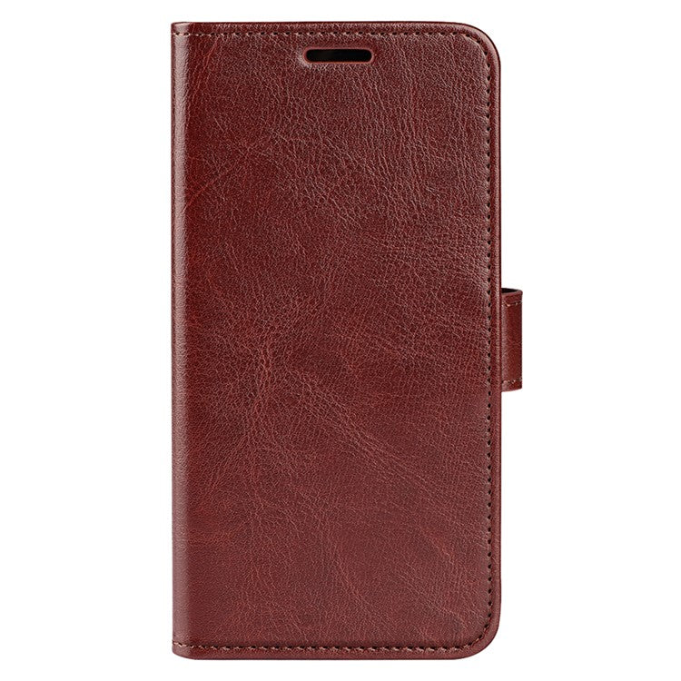 For OnePlus Ace 2 5G / 11R 5G Shockproof Crazy Horse Texture Case Leather Wallet Stand Flip Cover - Brown